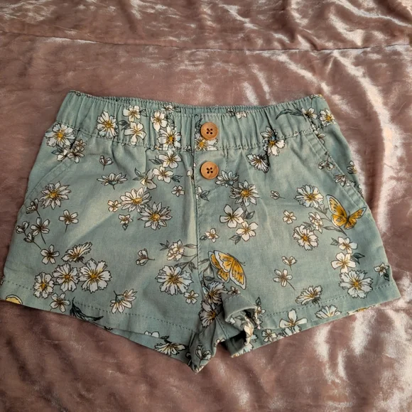 OshKosh B'gosh Blue and Yellow Casual Shorts - Picture 2 of 3